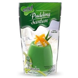 Nutrijel puding santan pandan