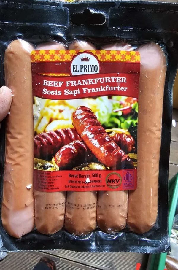 (EL PRIMO) Beef Frunkfurter 500g