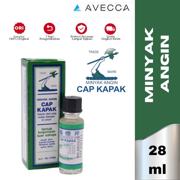 Minyak Angin Cap Kapak 28ml
